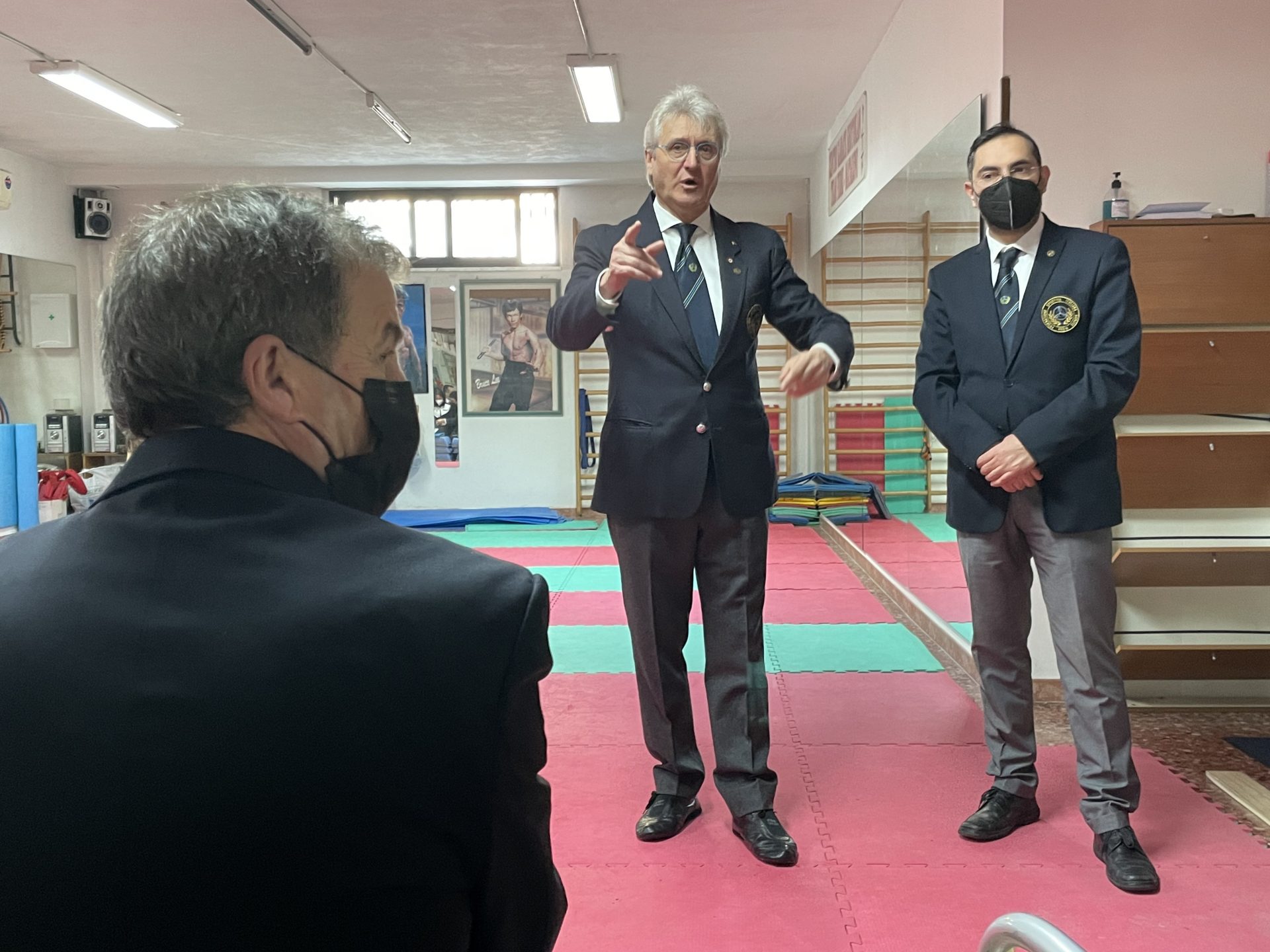 Il Maestro Vincenzo Ferri con il presidente Gaita