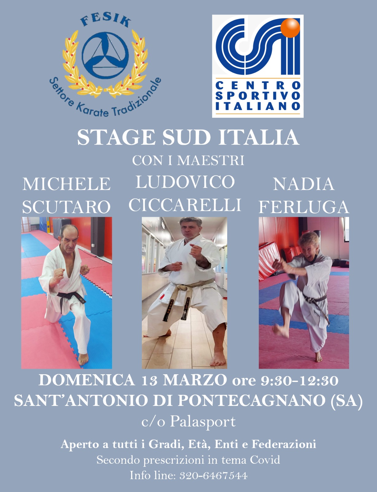 locandina stage karate tradizionale
